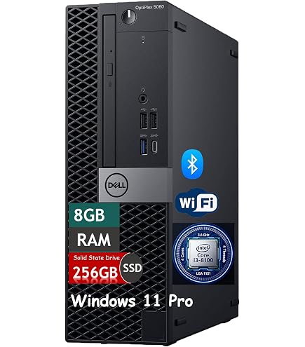 DELL Vostro 3000 Series 3681 SFF Computadora de Escritorio, Negro